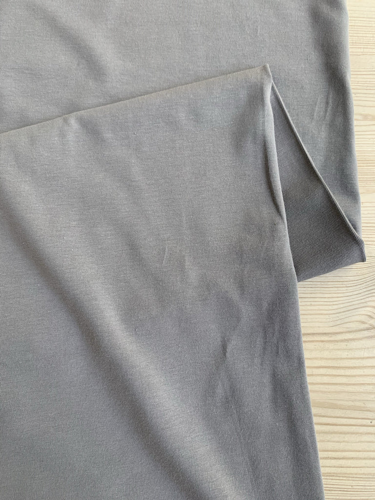 Unbranded Fabric Steel Grey - Organic Jersey Knit