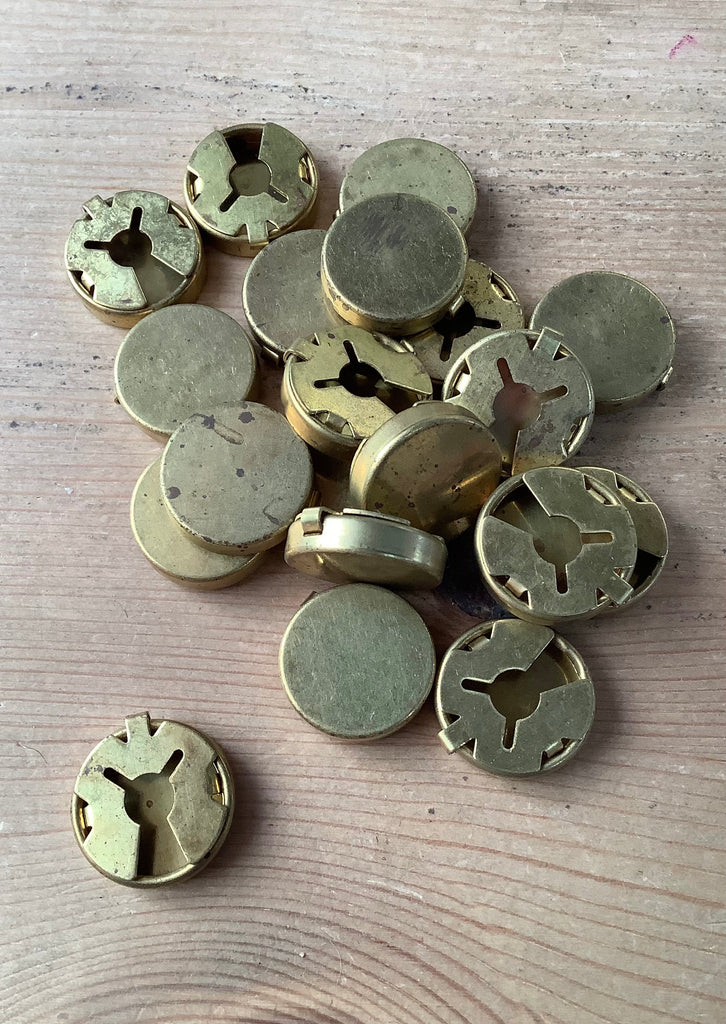 Unbranded Metal Hardware Hinged Metal Temporary Button Covers - Glam up an outfit!