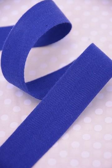 Unbranded Ribbon and Trims Apron Tape - 25mm - Royal Blue