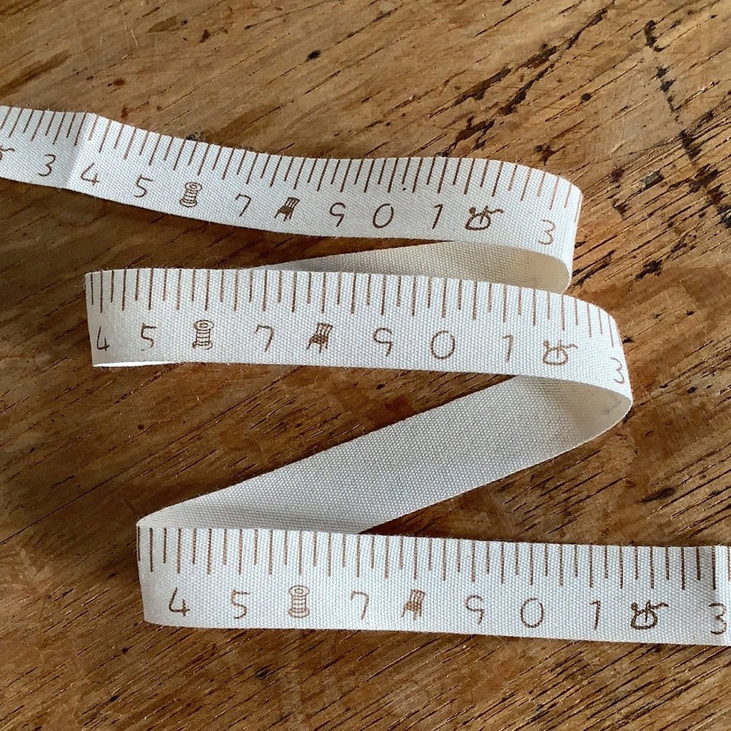Unbranded Ribbon and Trims Sewing Story - Tape Measure Ribbon - 16mm