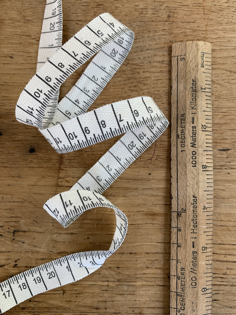 Unbranded Ribbon and Trims Tape measure ribbon - 18mm twill ribbon