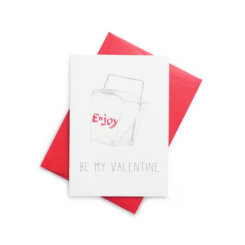 Valentine Takeaway - Greetings Card - The Eternal Maker - UK Fabric Shop