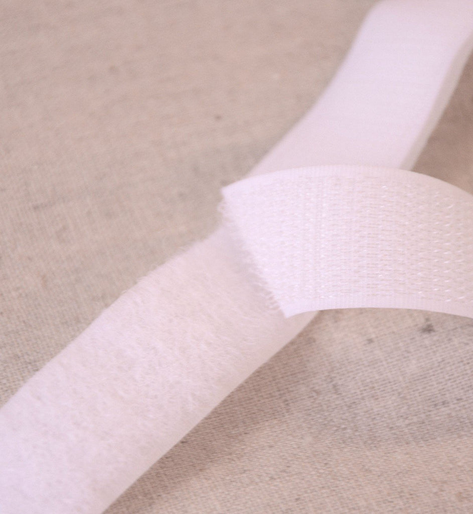 Velcro - Sew On White or Black - 20mm - by the metre - The Eternal Maker - UK Fabric Shop