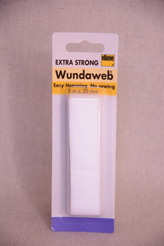 Vilene Haberdashery Extra Strong Wundaweb Hemming Tape 20mm x 3m