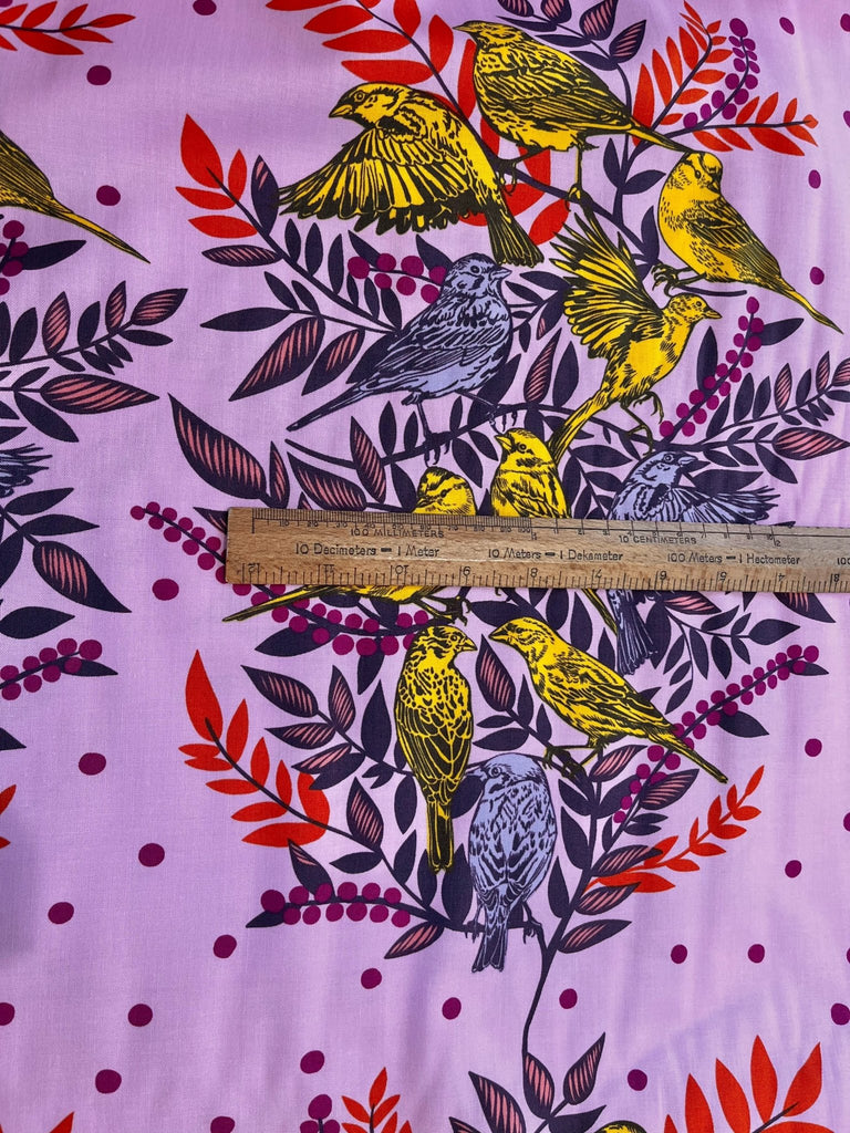 Visitation in Lilac - Bright Eyes - Anna Maria Horner - Free Spirit - The Eternal Maker - UK Fabric Shop