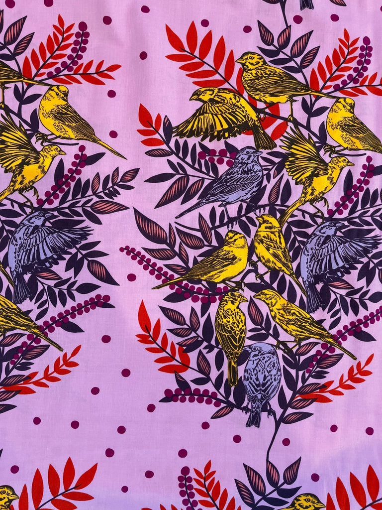 Visitation in Lilac - Bright Eyes - Anna Maria Horner - Free Spirit - The Eternal Maker - UK Fabric Shop