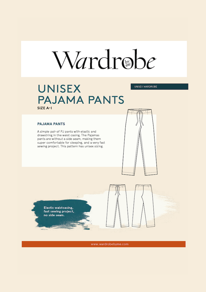 Wardrobe By Me Dress Patterns Unisex Pajama Pants - Wardrobe By Me