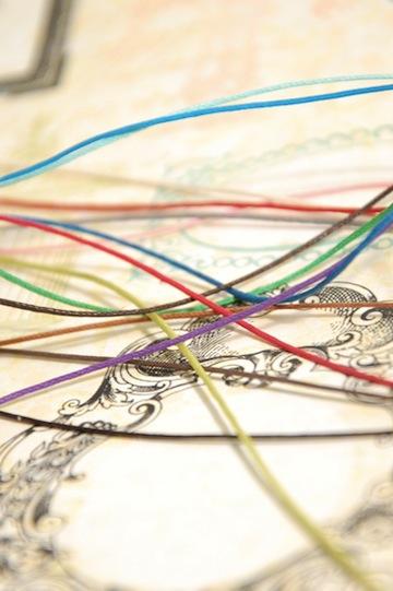 Waxed Cotton Cord - Aqua - The Eternal Maker - UK Fabric Shop