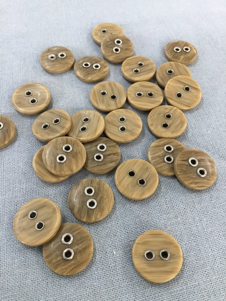 Wood Effect Button - The Eternal Maker - UK Fabric Shop