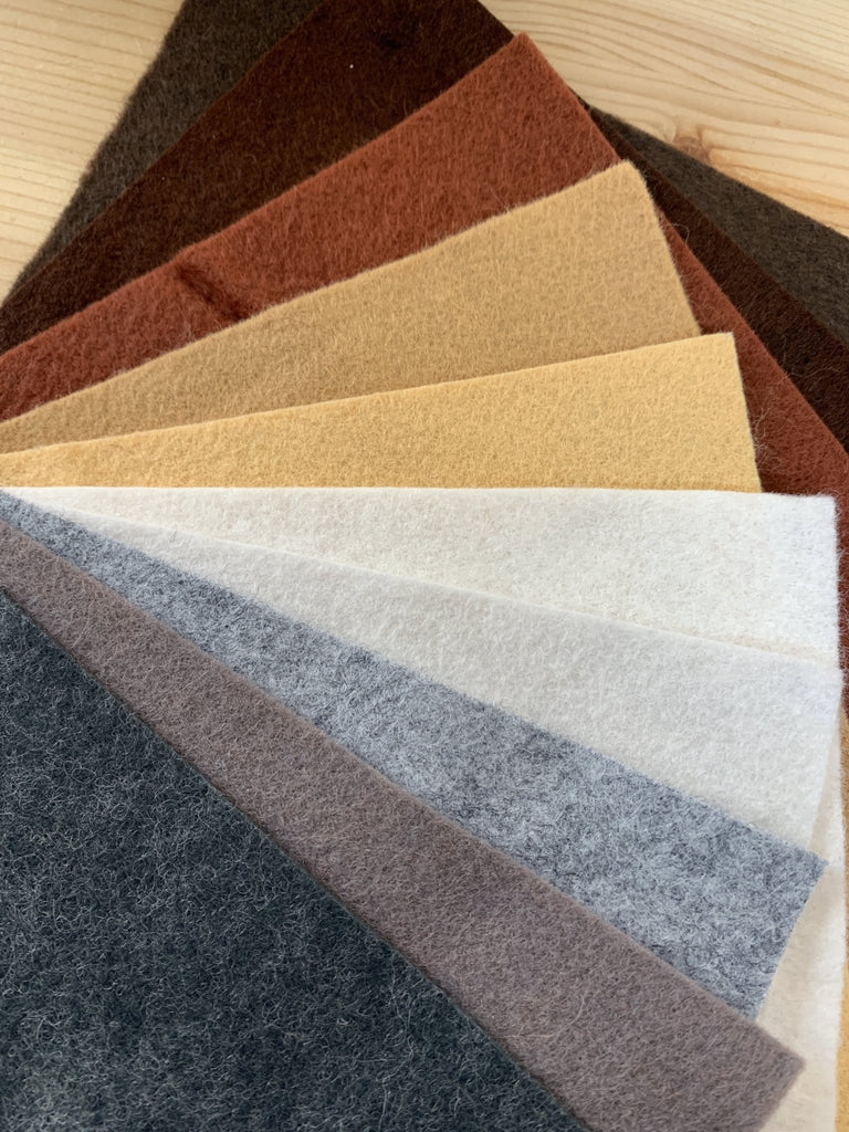 Woolfelt 10 Piece Bundle - Basics - The Eternal Maker - UK Fabric Shop
