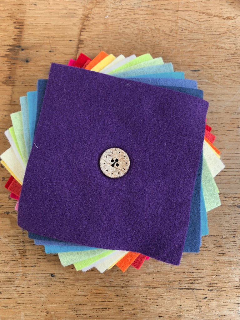 Woolfelt 5” Charm Bundle - Rainbow - The Eternal Maker - UK Fabric Shop