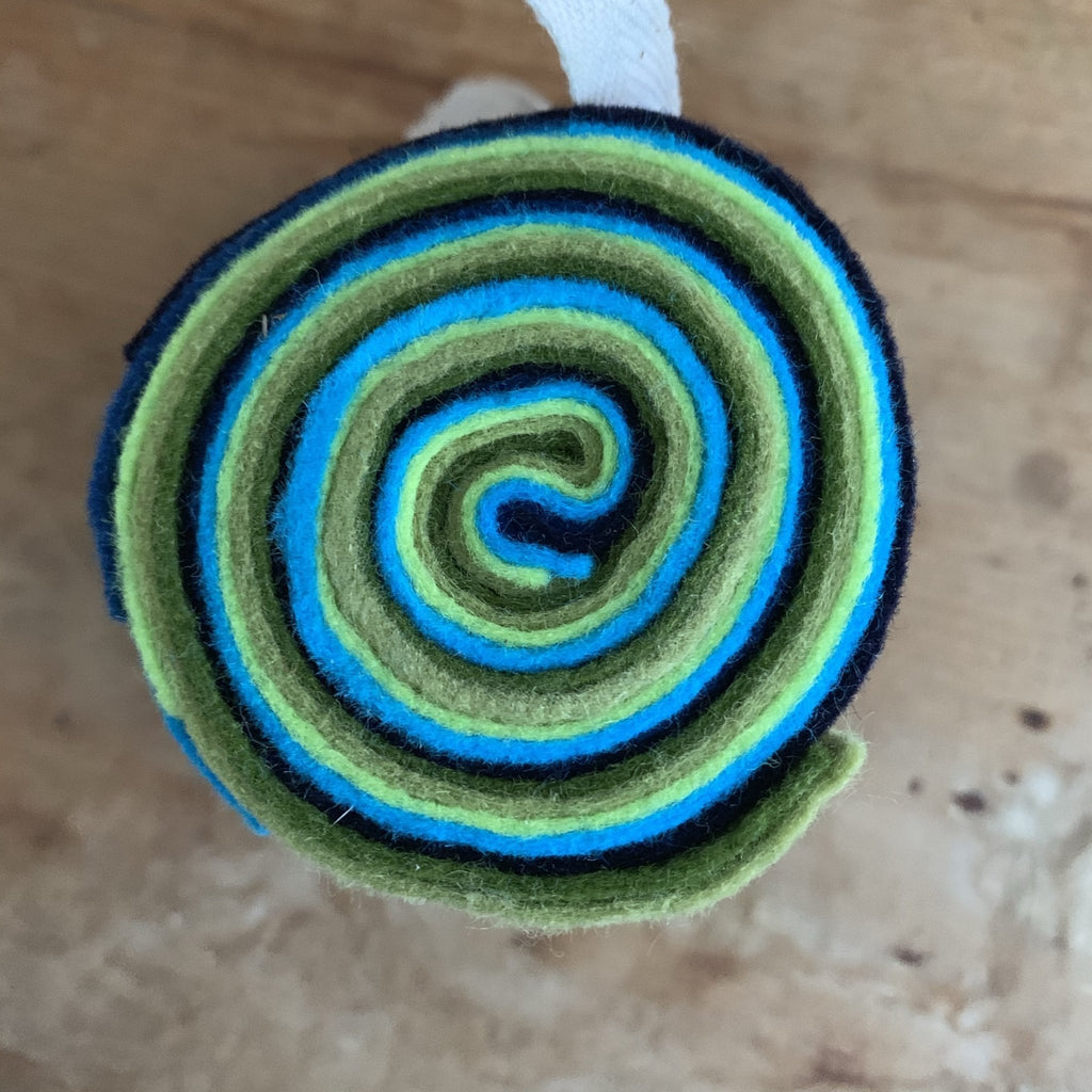 Woolfelt Roll - Blues and Greens - The Eternal Maker - UK Fabric Shop