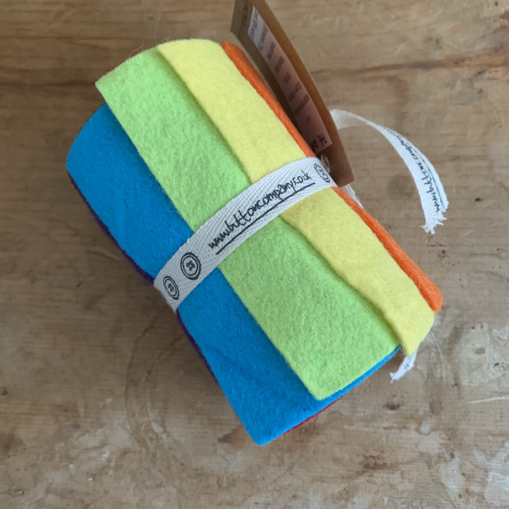 Woolfelt Roll - Rainbow - The Eternal Maker - UK Fabric Shop