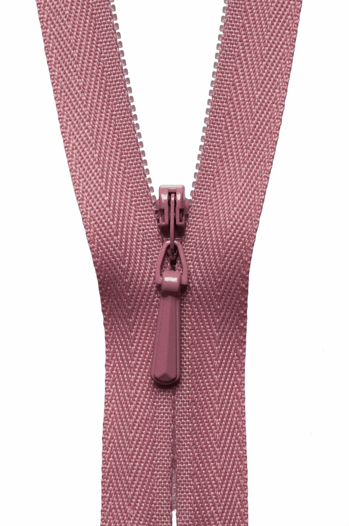 YKK Zippers Concealed Zip - 070 Dusky Pink - Various Sizes