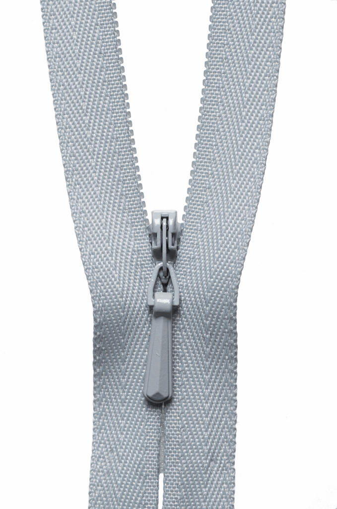 YKK Zippers Concealed Zip - 336 Silver - Various Sizes