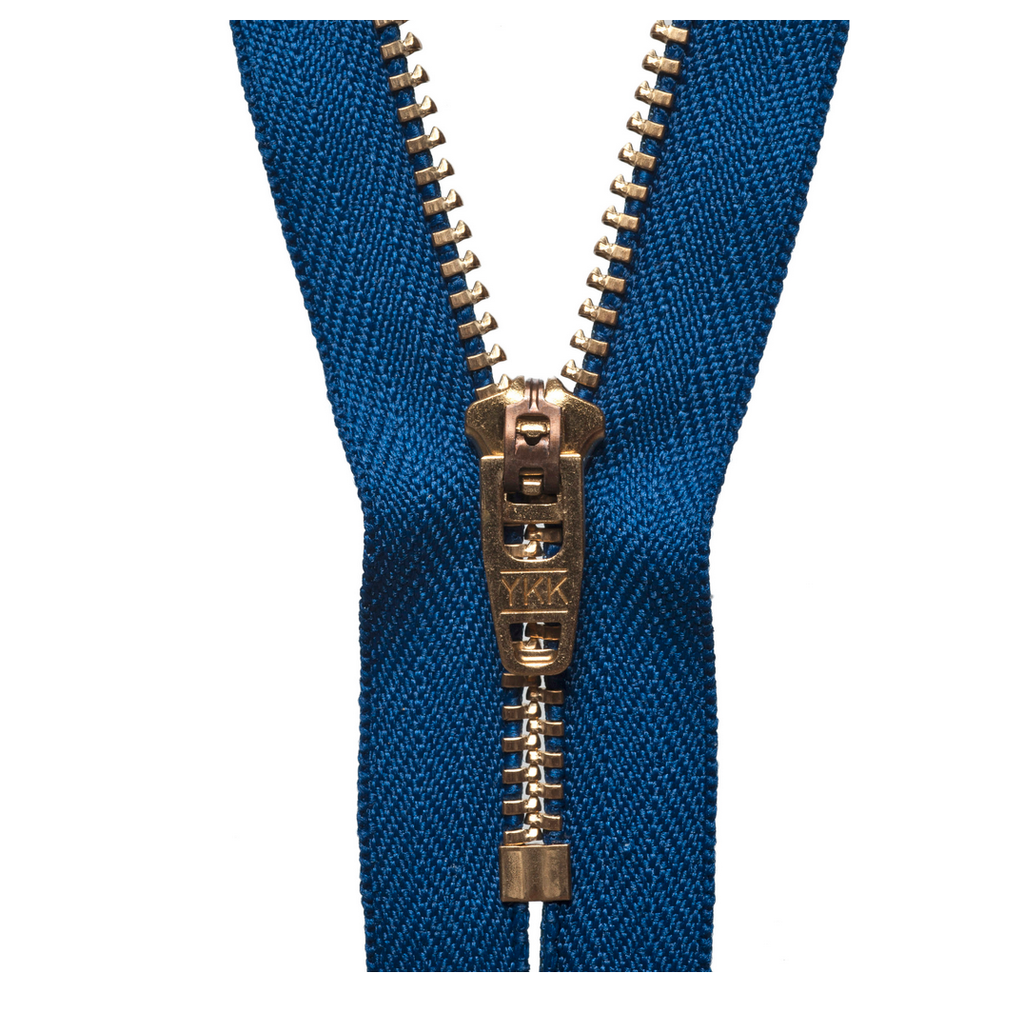YKK Zippers Jeans Zipper - 18cm/ 7" - Blue
