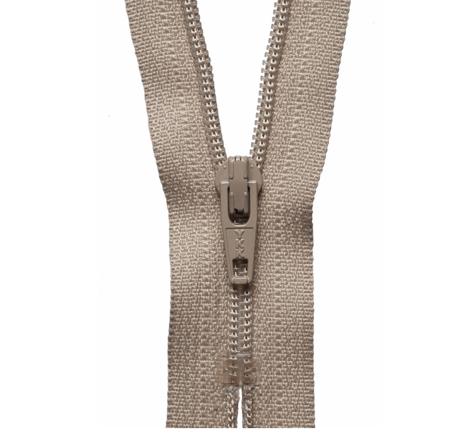 YKK Zippers Standard Zip - 20cm/ 8" - Fawn 573