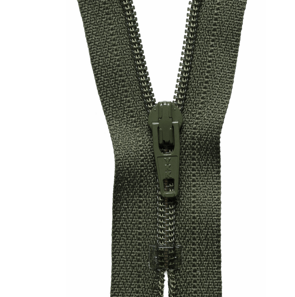 YKK Zippers Standard Zip - 20cm/ 8" - Khaki 566
