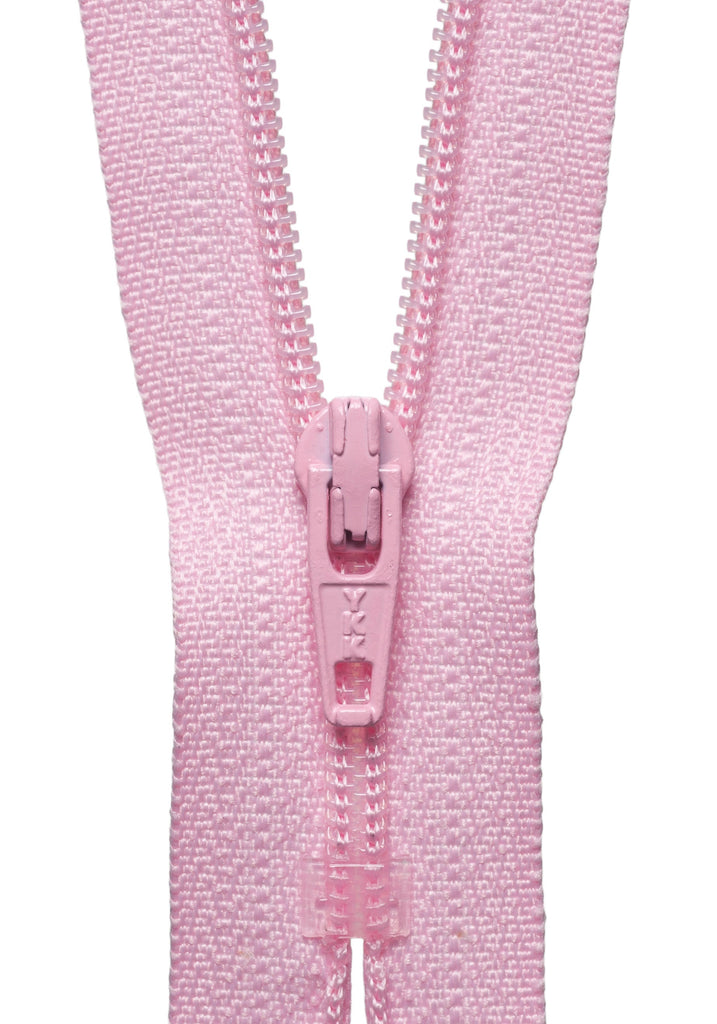 YKK Zippers Standard Zip - 56cm/ 22" - Mid Pink 513