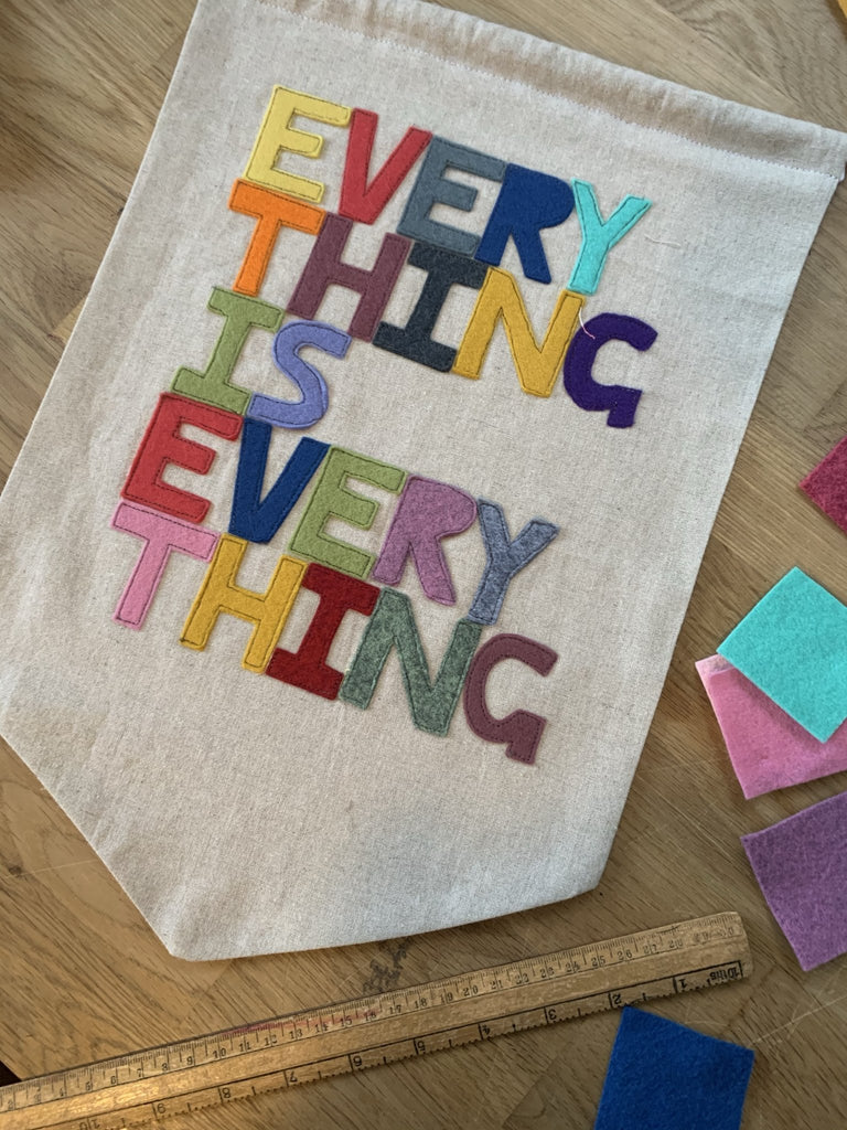 Your Words Here - DIY Banner Kit - The Eternal Maker - UK Fabric Shop