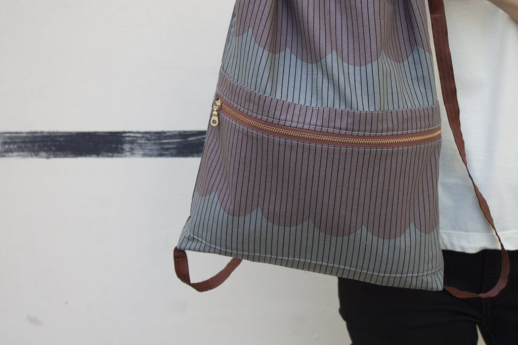 Zinc Geo Single Border - Harriot by Carolyn Friedlander - The Eternal Maker - UK Fabric Shop