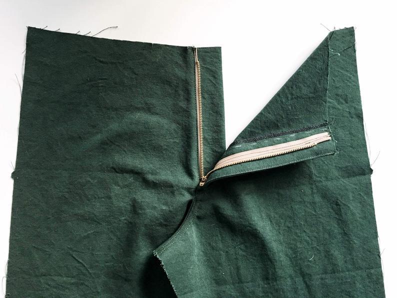 Zipper Expansion for Persephone or Philippa Pants by Anna Allen Sewing - PDF Sewing Instructions - The Eternal Maker - UK Fabric Shop